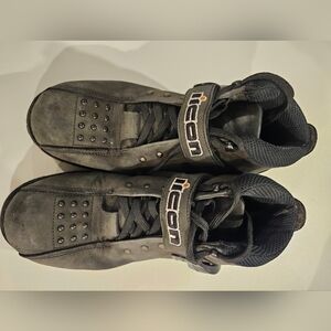 Icon Motospoets Mens Black Motorcycle Riding Boots